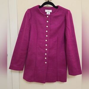 Elegant Purple Women's Coat
